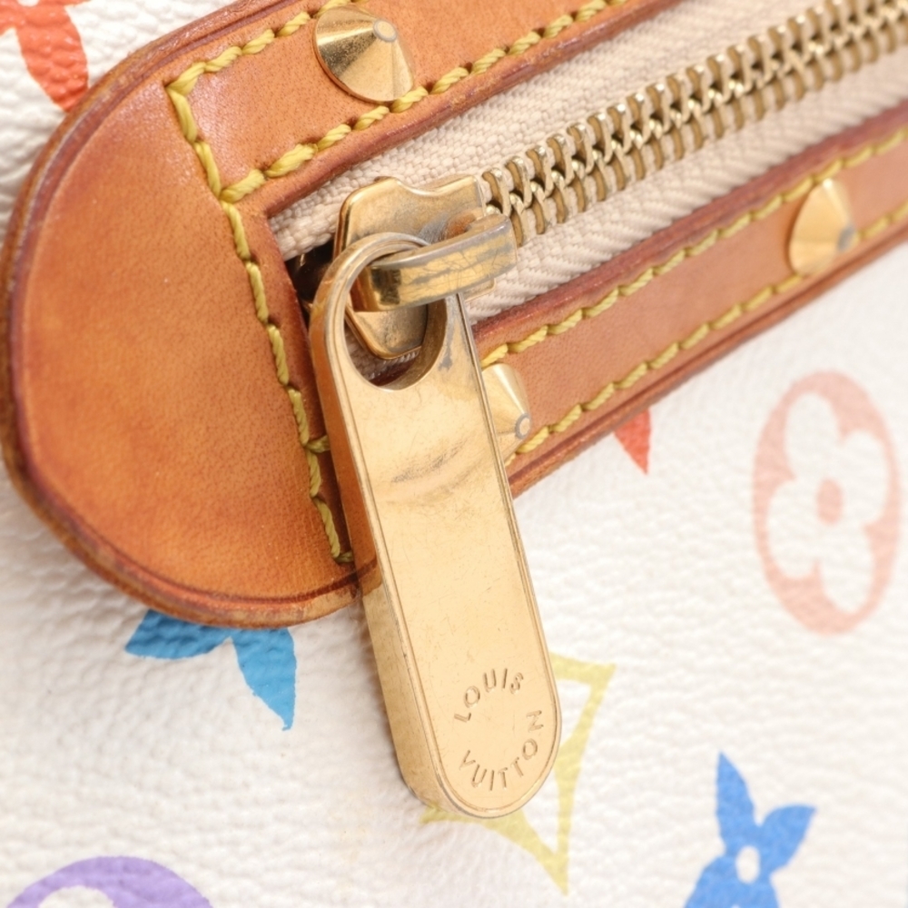 Louis Vuitton Alma Monogram Multicolor Bron White - Picture 7 of 8